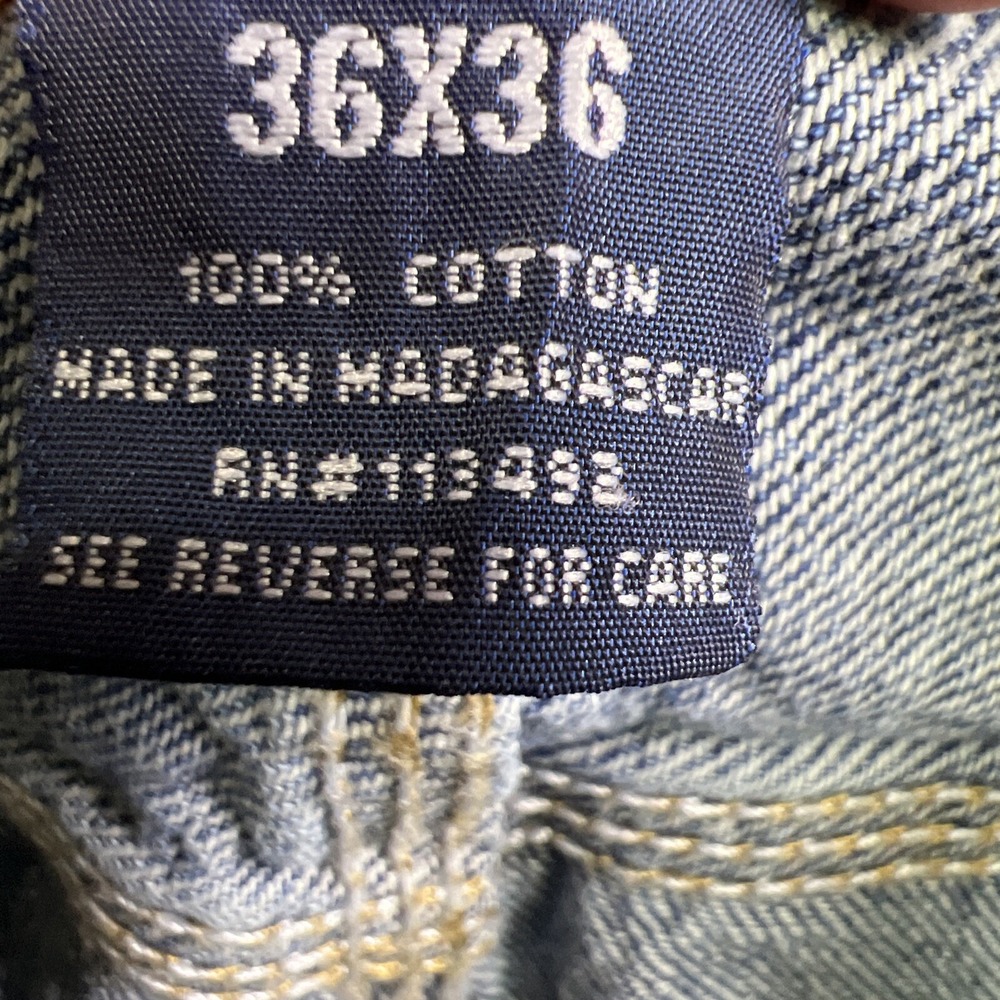RW-Rugged Wear Loose Fit Carpenter Jeans Size 36x33 NWT - Picture 7 of 9
